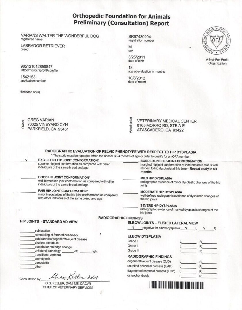 A picture of the document with some information.